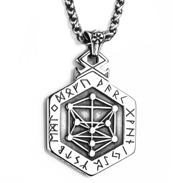 Men's Punk Hip Hop Student Pendant Vintage Sweater Chain