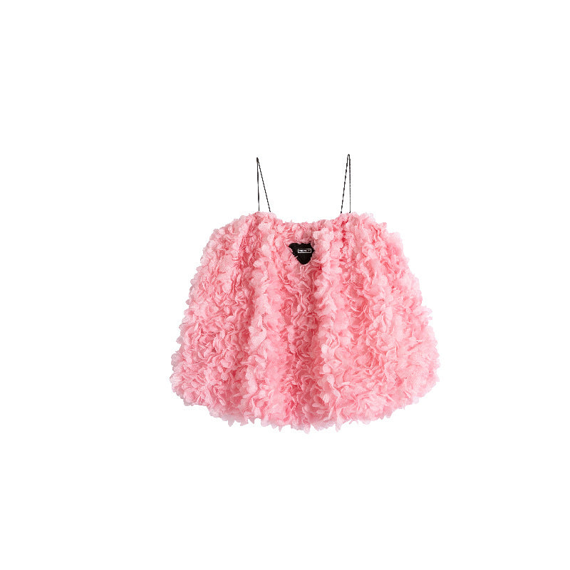 Girls' Petal Ruffle Camisole Top