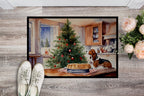 Basset Hound Christmas Cookies Doormat