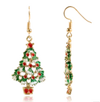 Christmas Tree Pendant Earrings for Holiday Decor
