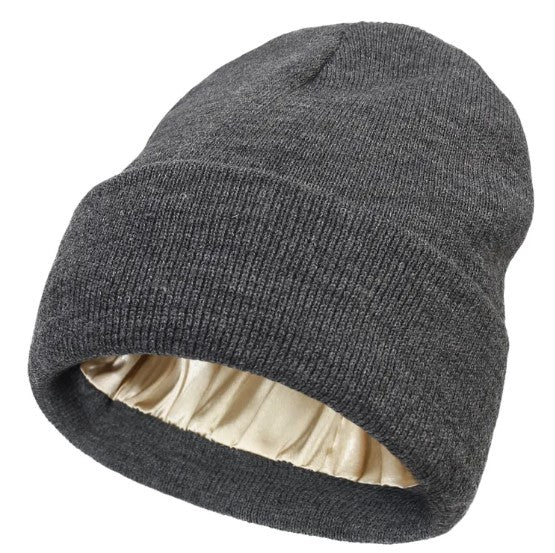 Knitted Wool Hat | Embroidered Cap