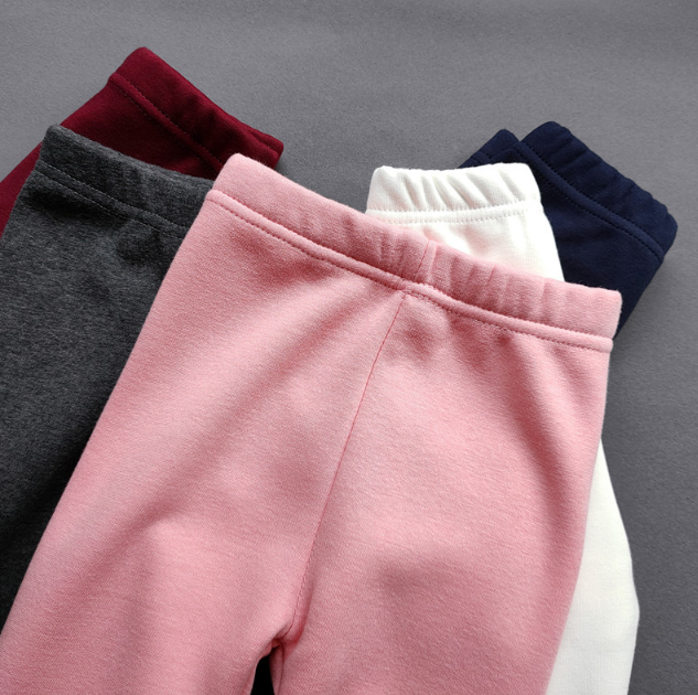 Kids' Fleece Leggings for Girls (One Pair)