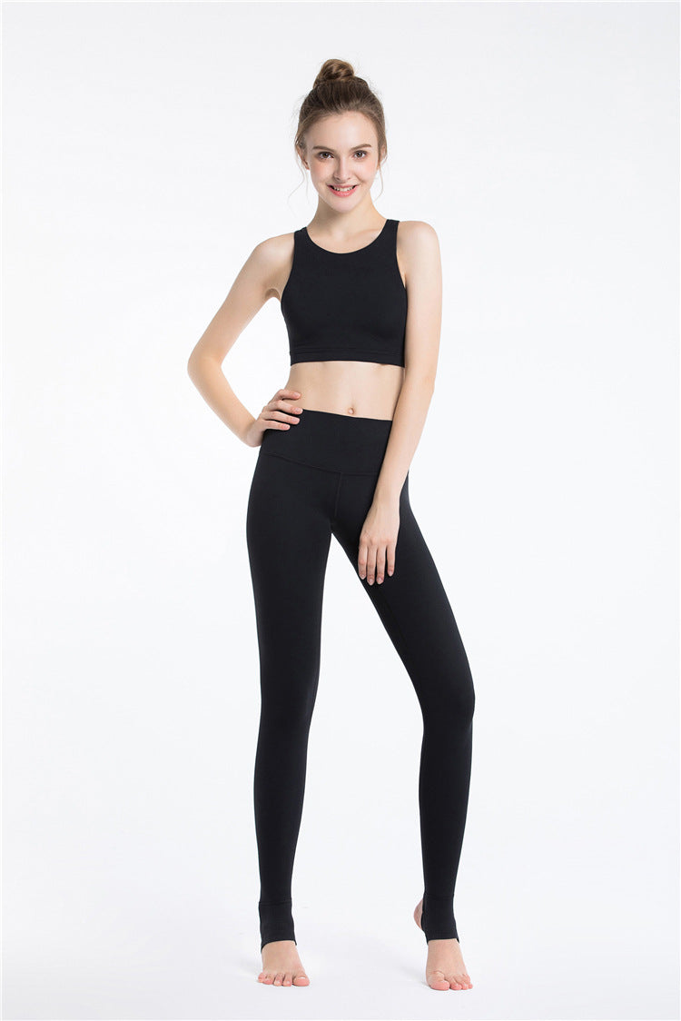 2019 Cross-Back High Neck Sports Bra & Yoga Tank Top