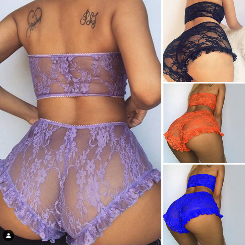 Lace Lingerie Three-Piece Set for Women