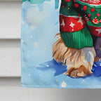 Petit Basset Griffon Vendeen Christmas House Flag