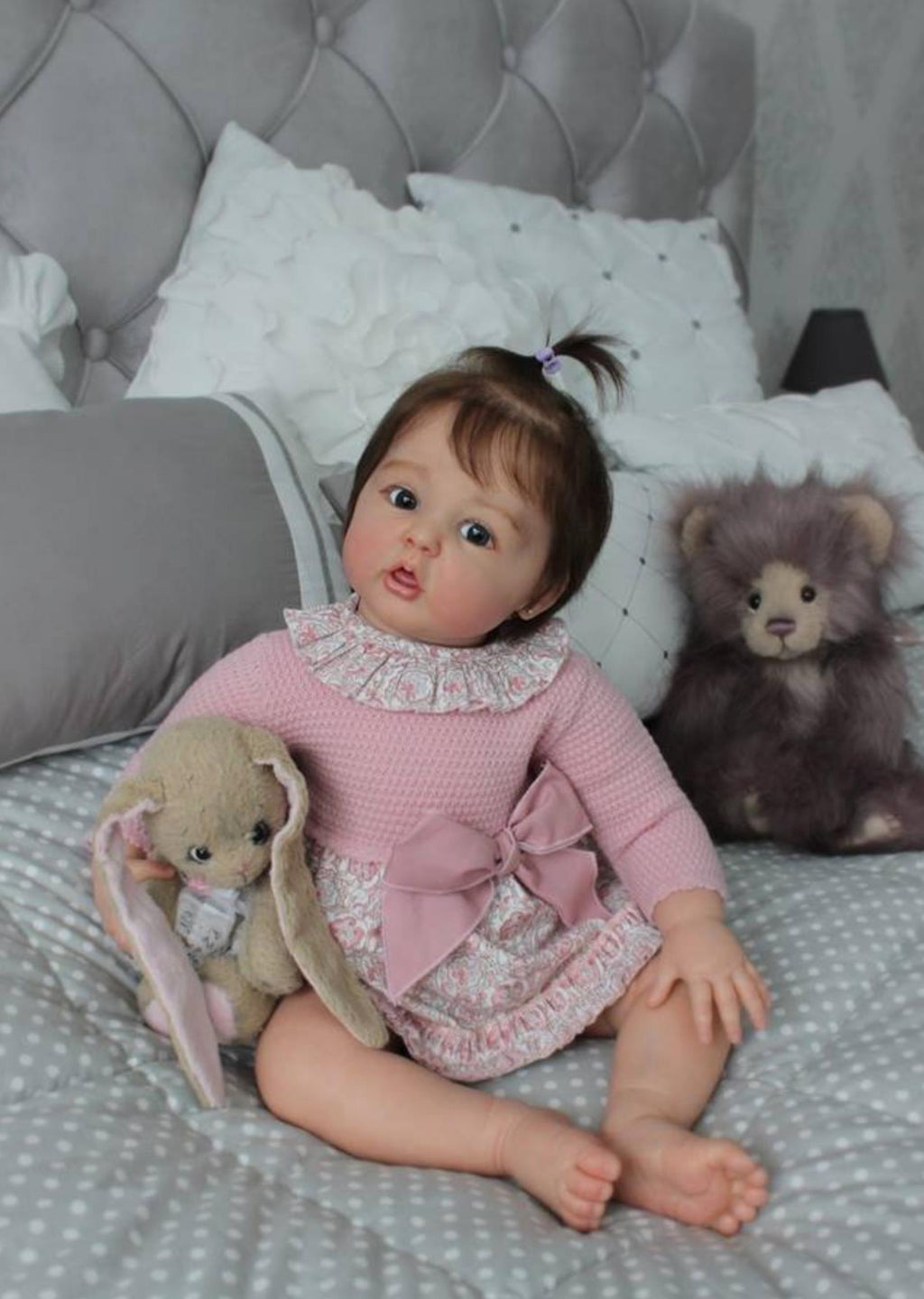 NPK 60cm Cloth Body Reborn Baby Doll for Resale