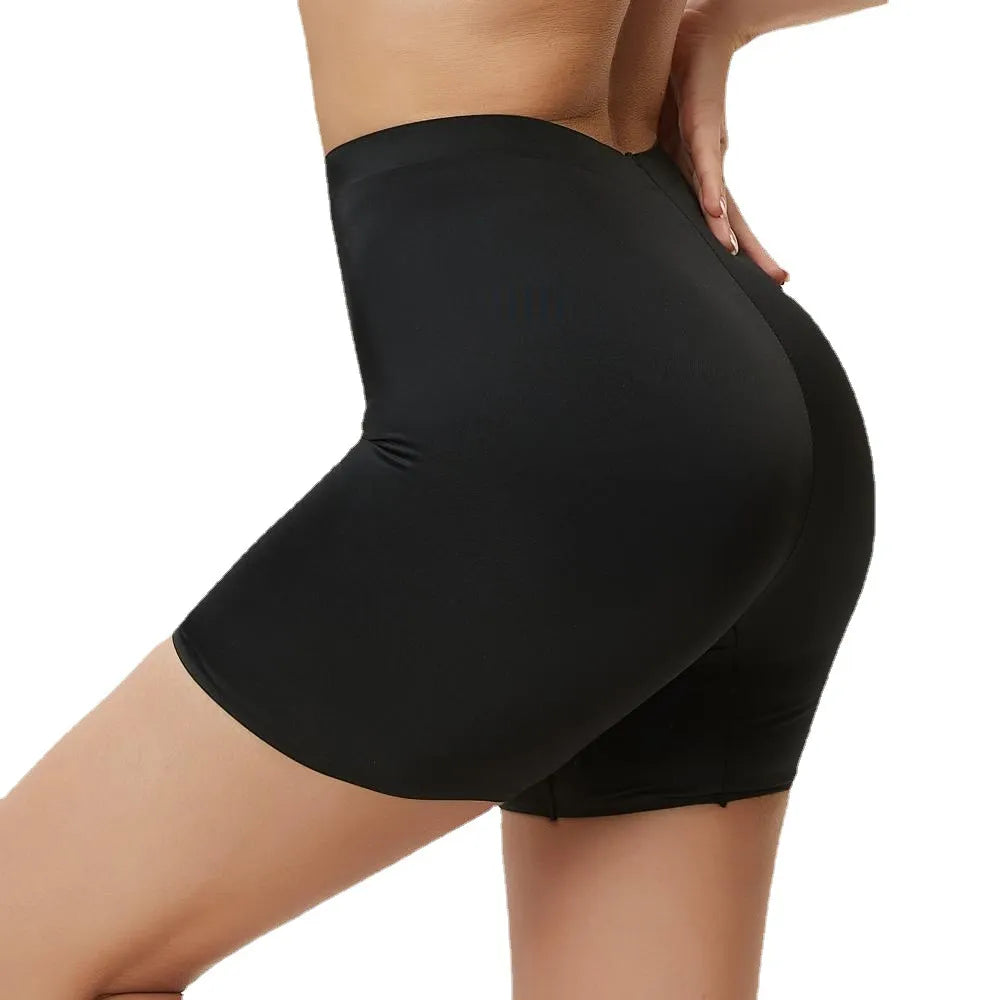 Seamless Women's Mid-Waist Shaping Safety Shorts