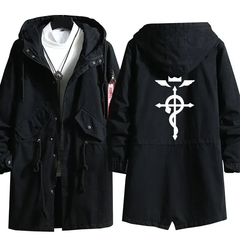 Anime Fullmetal Alchemist Edward Elric Hoodie Coat | Streetwear