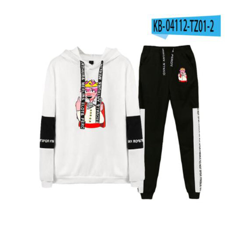 Men's Hooded Tracksuit, Casual Sweatshirt Set (2 Pieces) | Streetwear