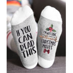 Christmas Stockings with Alphabet Design, Cotton Socks