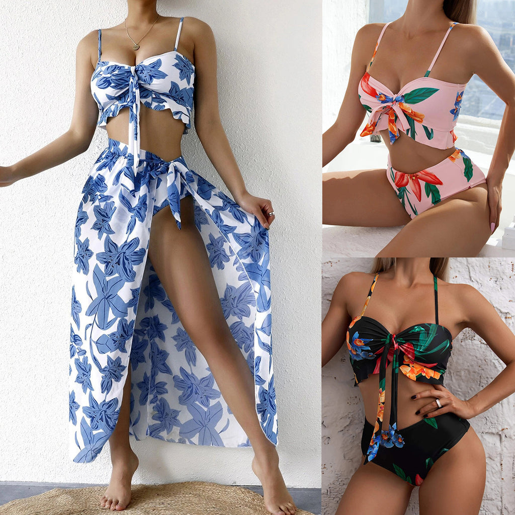 2022 New High-Waisted Sexy Women's Bikini Swimsuit