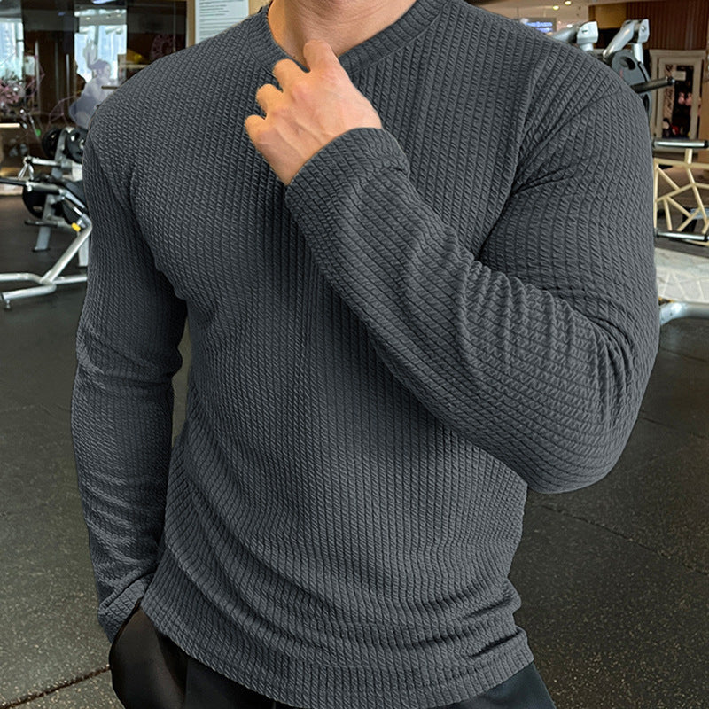 Men's Fashion Knitted Long Sleeve Sweater Top