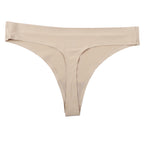 Comfortable Low Waist Ice Silk Thong for Women