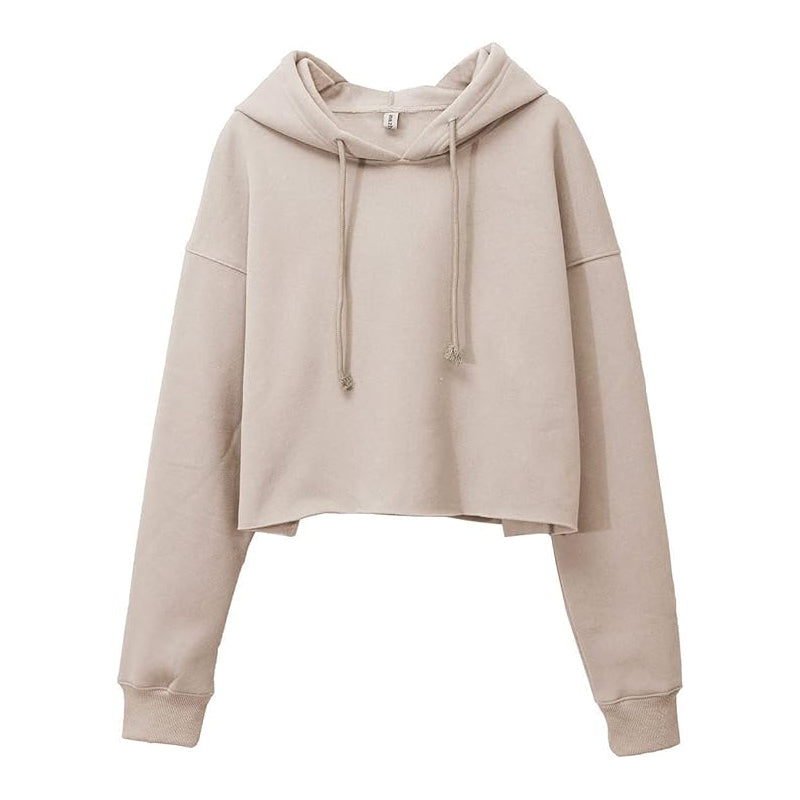 Women's Hooded Sweatshirt with Cropped Design | Streetwear