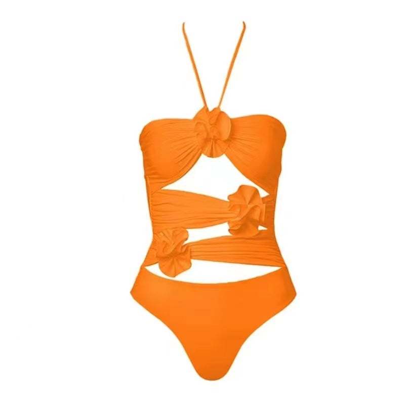 Bohemian Style Women's Swimsuit with Beach Dress