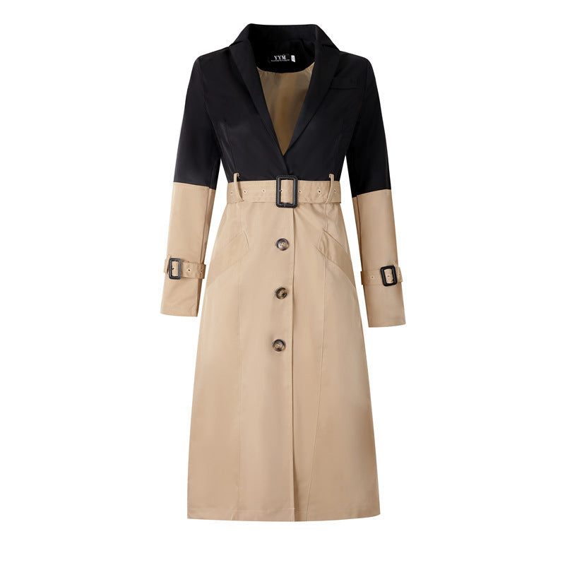 Women's Mid-Length Thin Windbreaker Coat