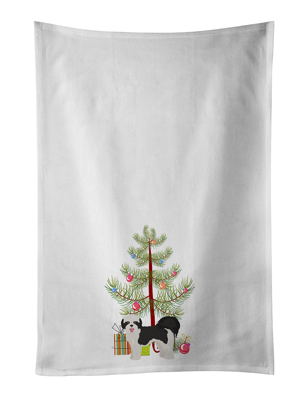 Zuchon #2 Christmas Tree Kitchen Towel Set of 2