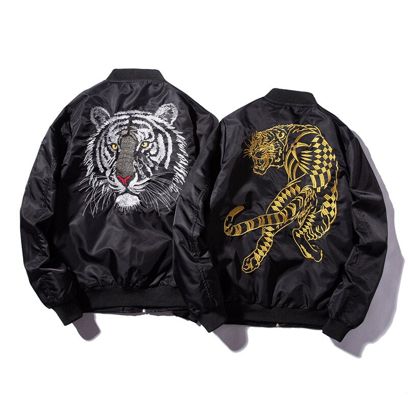 Men's High Street Embroidered MA1 Flight Jacket