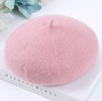 Breathable Wool Tweed Hat for Women's Casual Fashion | Embroidered Cap
