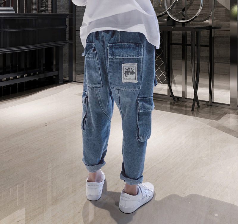 Big Kids Fleece Padded Harem Trousers and Overalls