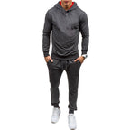 Slim Hip-hop Casual Hoodie Sportswear Suit | Streetwear