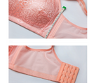 Plus Size Wireless Lace Bra