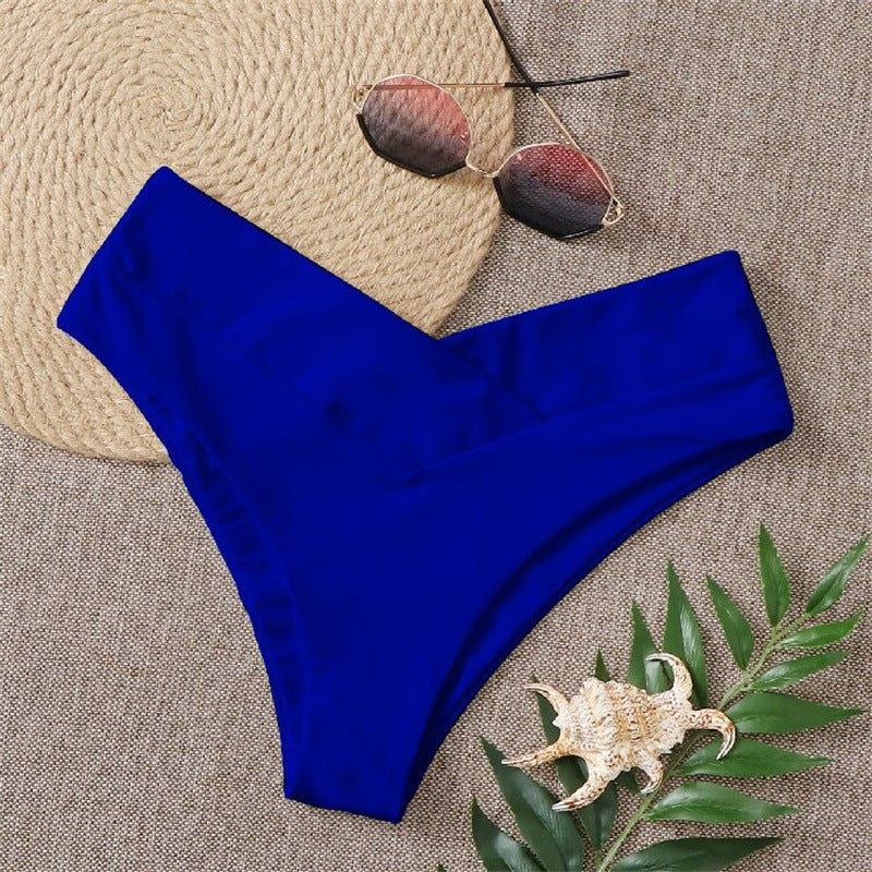 Low Waist Seamless Women's Retro Swim Bikini Shorts
