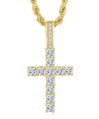 Iced Ankh Cross Necklace