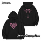Black Pink Printed Hoodie for Men and Women - Casual Wear | Streetwear