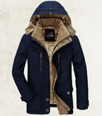 Men's Mid-length cotton-padded jacket