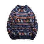 Japanese Trend Ethnic Style Knitted Couple Sweater
