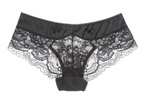 Lace Sheer Bra and Garter Belt Set for Women (3 Pieces)