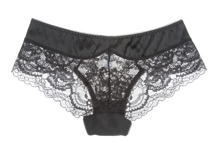 Lace Sheer Bra and Garter Belt Set for Women (3 Pieces)