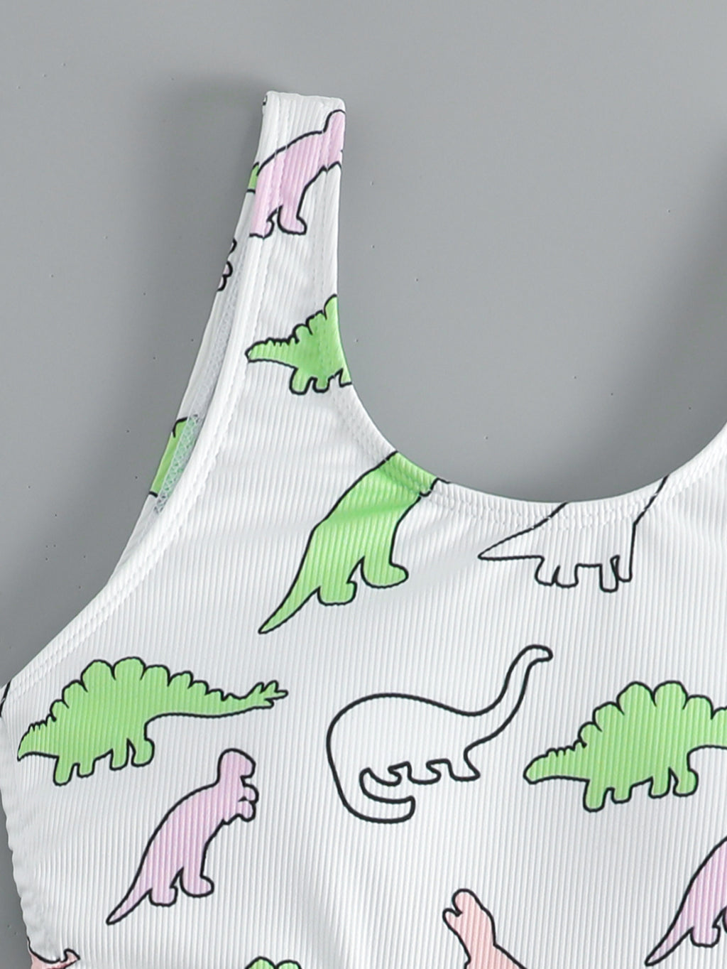 Cute Cactus Print One-Piece Swimsuit
