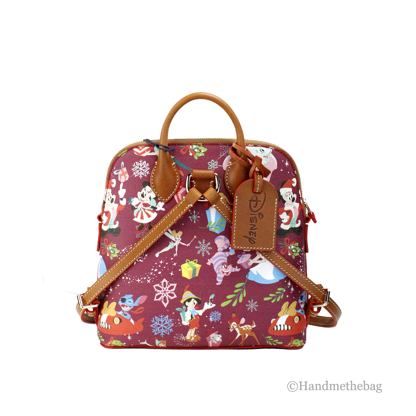 Dooney & Bourke Disney Classics Christmas Top Handle Backpack