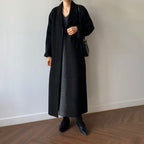 Mid-Length Women's Woolen Coat