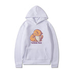 Printed Hooded Plus Fleece Sports Sweater for All