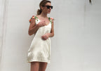 LIVA Embroidered Sleeveless Dress and Nightgown