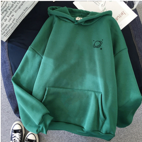Fleece Hoodie for Women - Loose Fit Fall/Winter Top | Streetwear