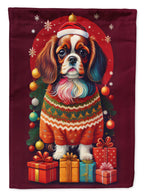 English Toy Spaniel Holiday Christmas Garden Flag