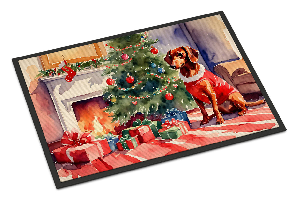 Dachshund Cozy Christmas Doormat