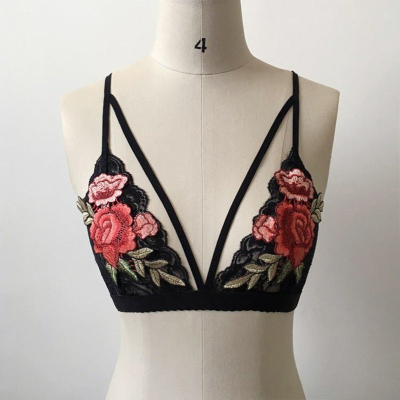 "Lace Embroidered Lingerie - Popular in Europe and America"