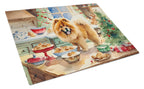 Chow Chow Christmas Cookies Glass Cutting Board