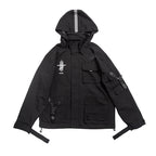 11 BYBB'S DARK 2021 Multi-pocket Black Windbreaker Jacket