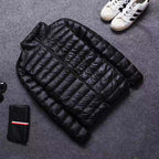 Men's Lightweight Cotton-Padded Jacket with Hood