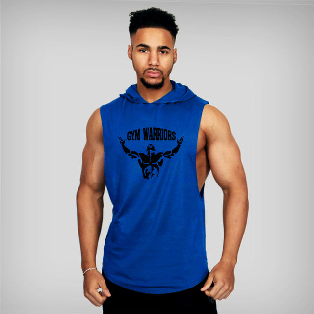 Trendy Hooded Fitness Camisole Vest for Men