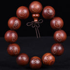 Sandalwood Prayer Beads Bracelet with 108 Beads