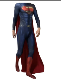 Adult Superman Costume Bodysuit (One Set)