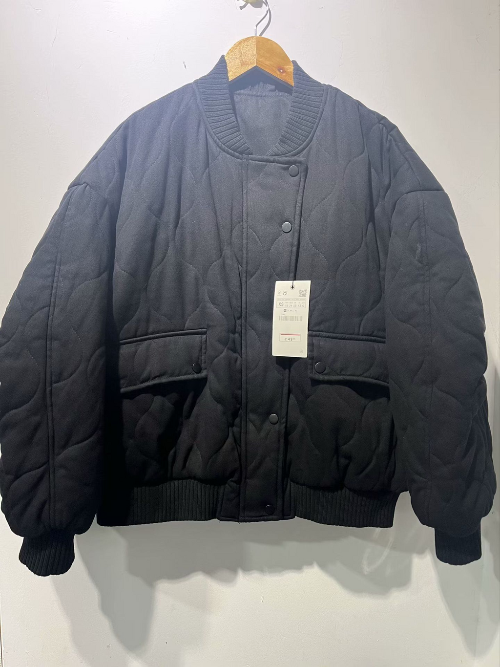 Women's Fashionable Casual All-match Loose Cotton-padded Jacket
