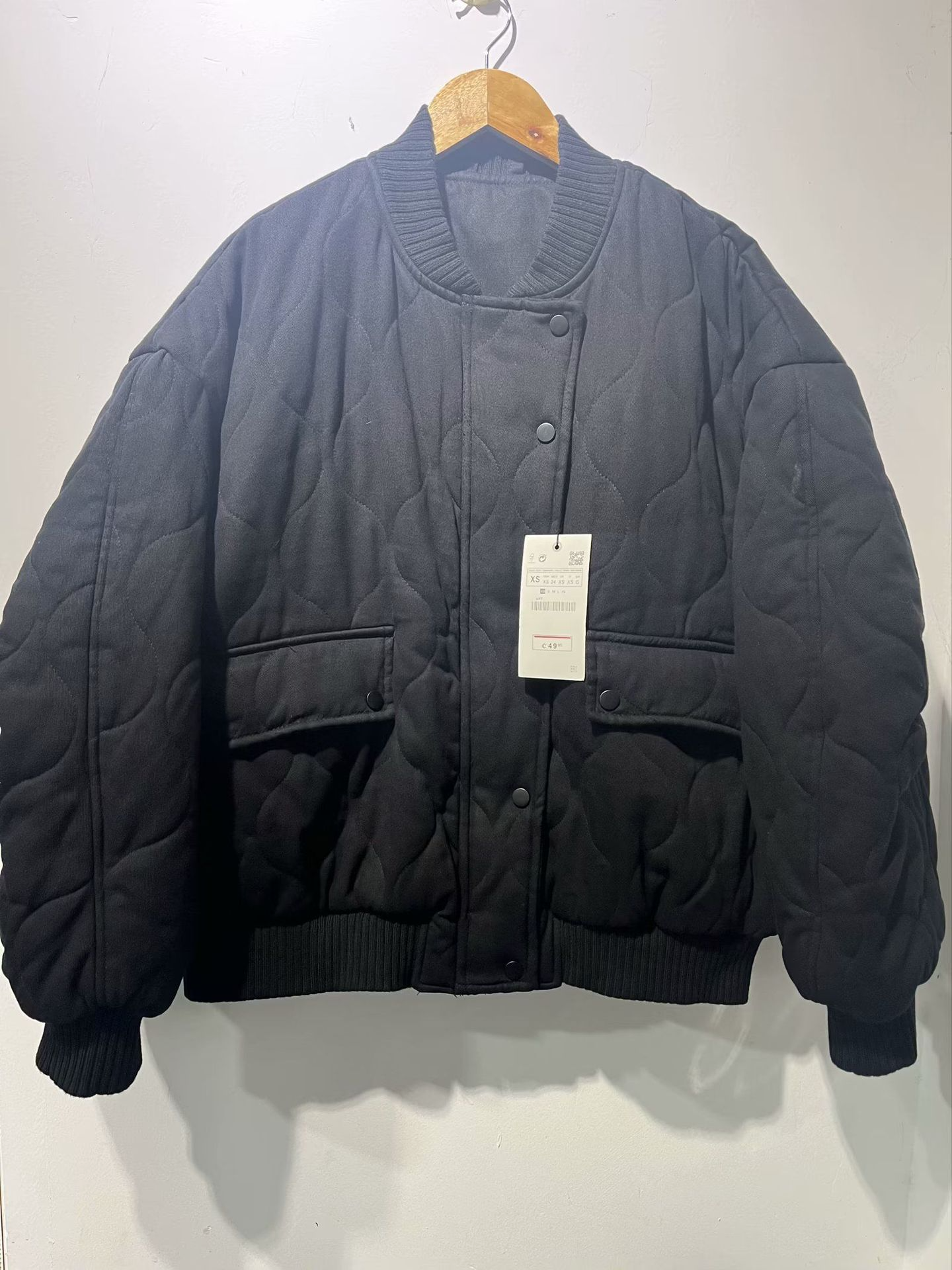 Women's Fashionable Casual All-match Loose Cotton-padded Jacket